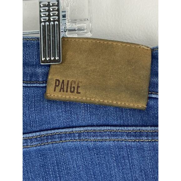 Paige Womens Lennox Blue Medium Wash Stretch Jeans Size 30X31 (1051) - Picture 5 of 15